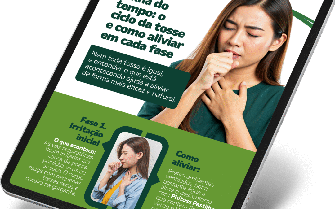Linha do tempo – o ciclo da tosse e como aliviar em cada fase